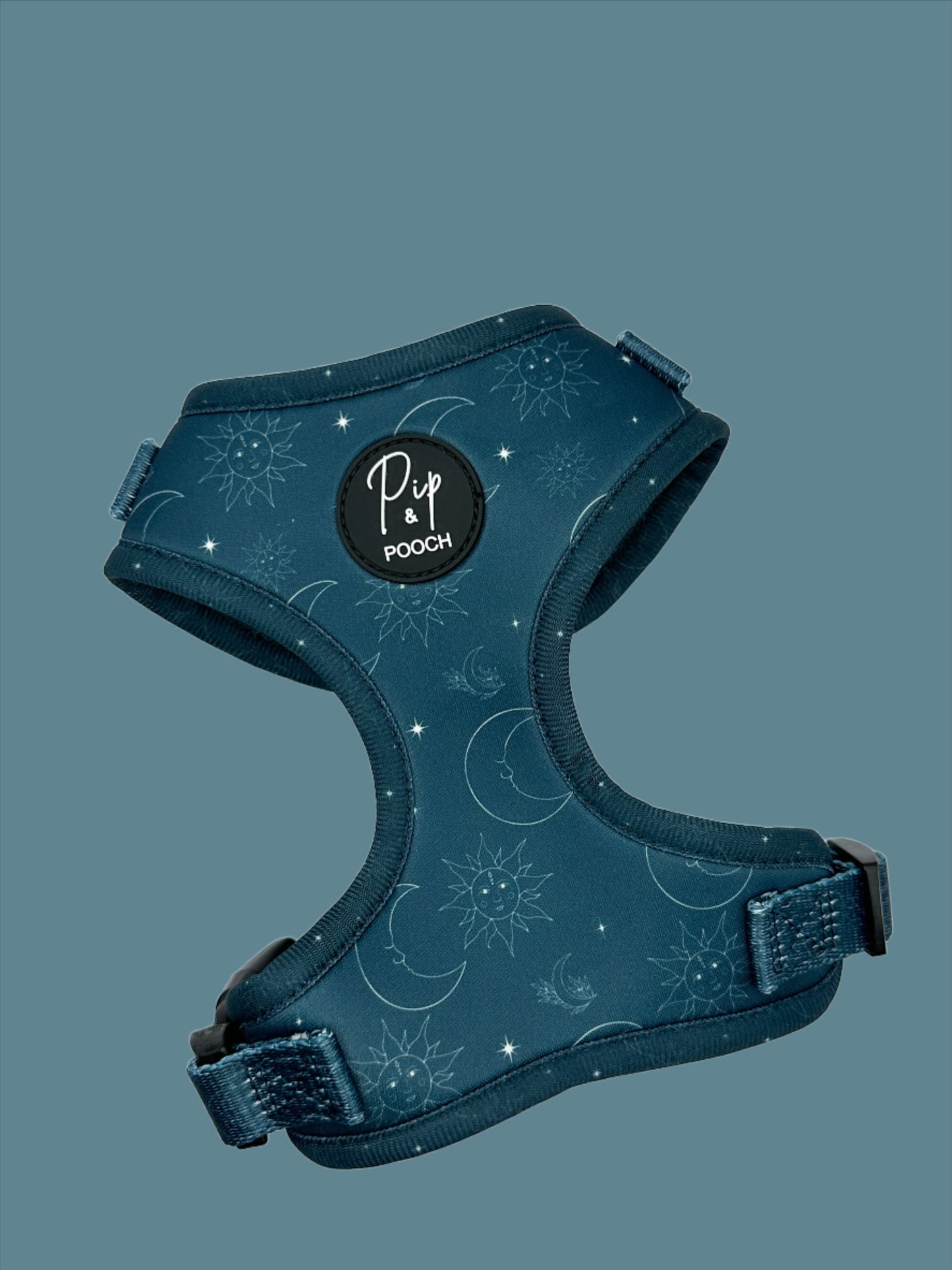 Adjustable Dog Harness - Celestial Dark Teal