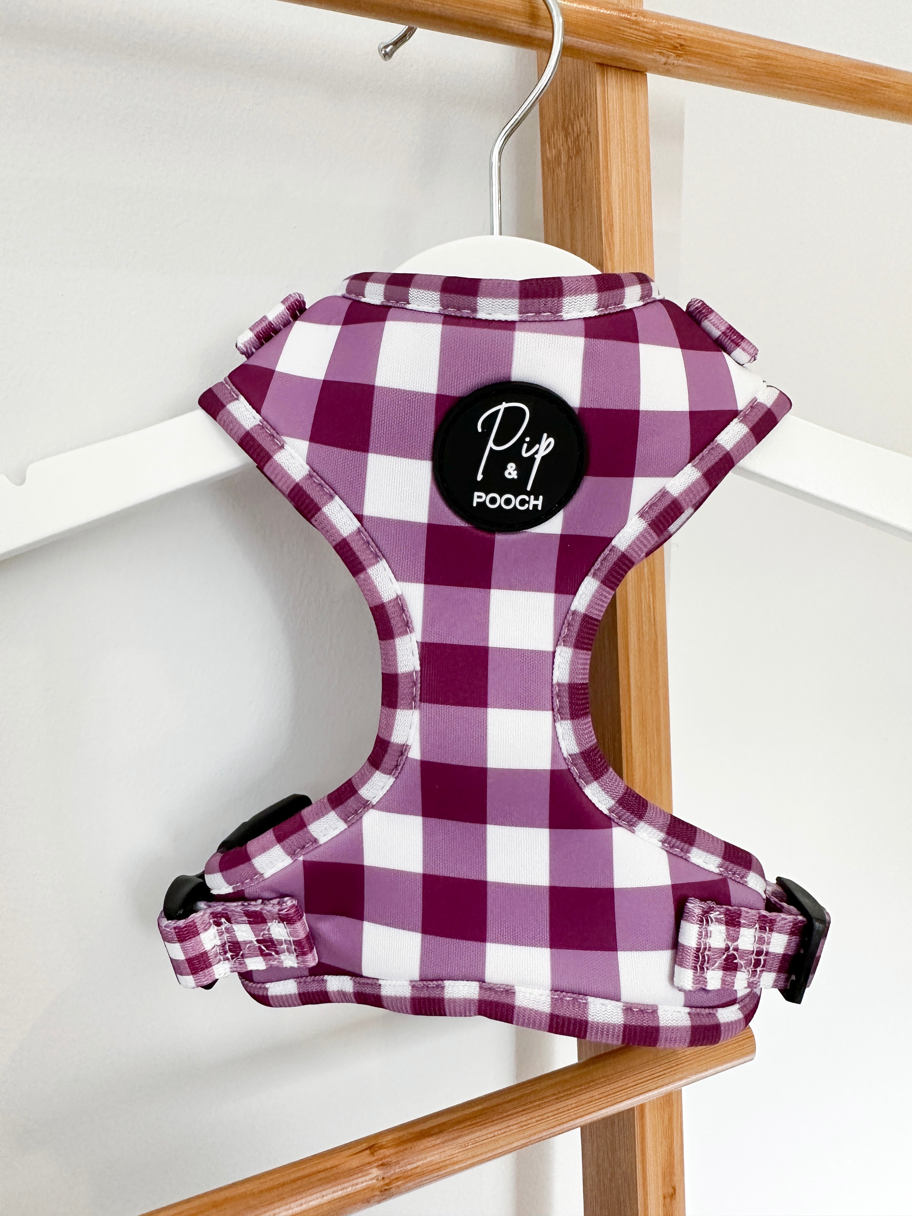 Gingham dog cheap harness